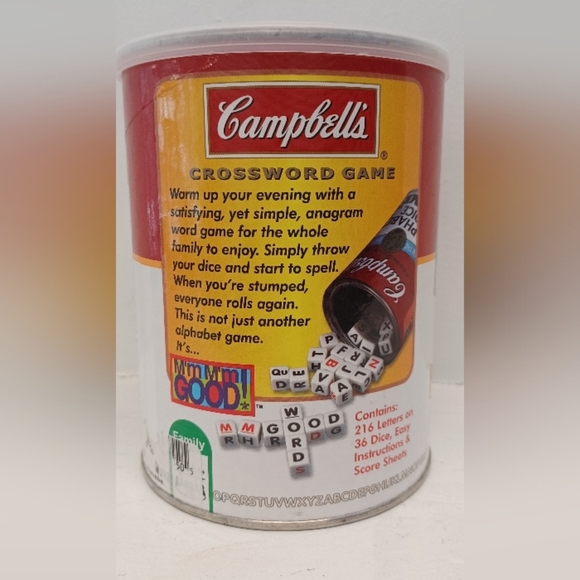 Campbell’s 2011 Crossword Alphabet Dice Game Family Fun Game Night - Picture 2 of 7